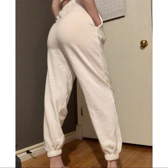 White Garage Boyfriend Jogger - Picture 1 of 3